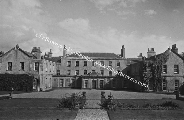 NORTH FRONT AND FORECOURT OF HOUSE